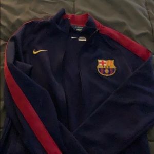 Mens Small FC Barcelona Jacket Nike